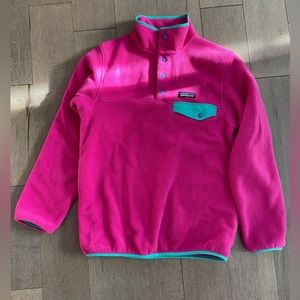 Patagonia Synchilla Snap-T Pullover Hot Pink XS